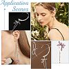 40Pcs 2 Colors 316 Stainless Steel Ear Cuff Findings STAS-UN0037-75-6