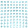 Spray Painted ABS Plastic Imitation Pearl Beads OACR-PA0001-38A-03-7