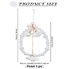 1Pc Crystal Flower Charm Moblie Straps AJEW-LP0001-13-2