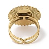 Ion Plating(IP) 304 Stainless Steel Ring RJEW-B059-03G-04-3