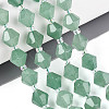 Natural Green Aventurine Beads Strands G-T144-23A-03-1