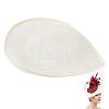 Linen Mini Hat Fascinator Base AJEW-WH0561-32C-1