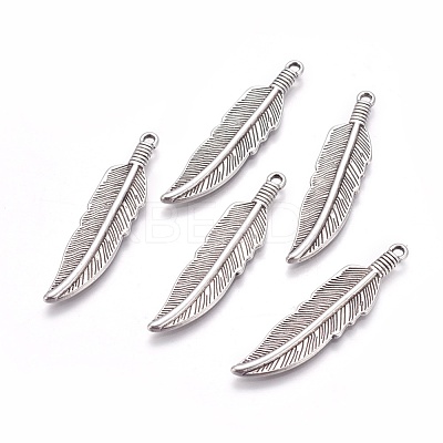 Tibetan Style Alloy Charms TIBEP-16624-AS-RS-1