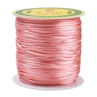 Nylon Satin Rattail Cords NWIR-R025-1.0mm-182-1