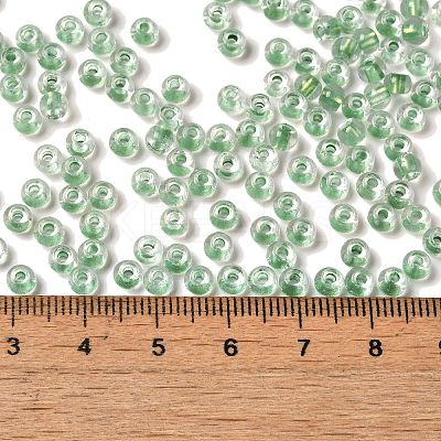 6/0 Transparent Inside Colours Glass Seed Beads SEED-P006-01A-03-1
