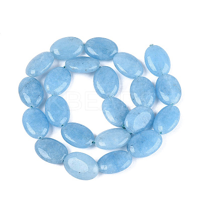 Dyed Natural White Jade Beads Strands G-N370-01A-04-1