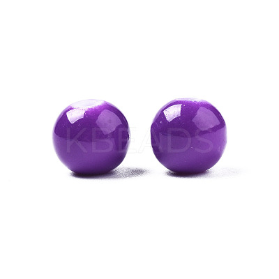 Baking Paint Glass Beads DGLA-Q026-01-1