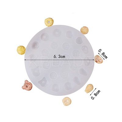 Imitation Food Cabochon DIY Food Grade Silicone Molds PW-WG31329-03-1