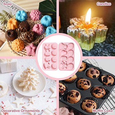 2Pcs Food Grade Silicone Molds SIL-CJ0002-21-1