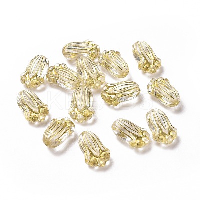 Plating Acrylic Beads OACR-E014-12-1