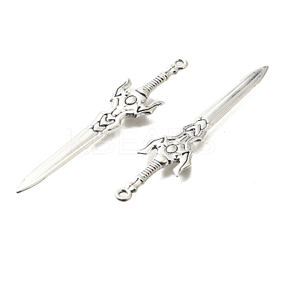 Tibetan Style Alloy Big Pendants FIND-G078-32A-AS-1