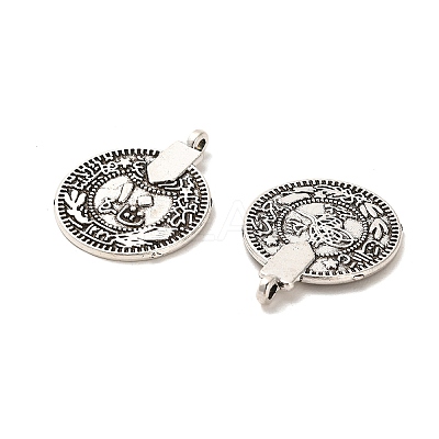 Tibetan Style Alloy Pendants FIND-C043-070AS-1