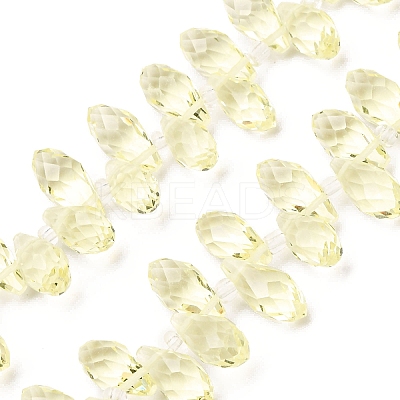 Crystal Glass Beads Strands GLAA-D033-37-1
