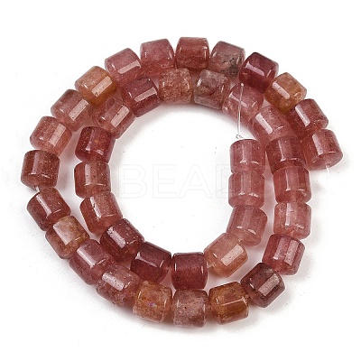 Natural Strawberry Quartz Beads Strands G-G275-D14-10x10mm-1
