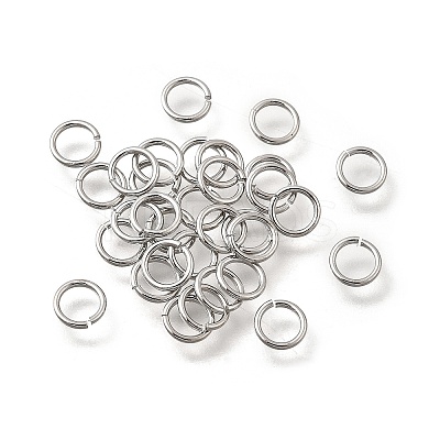 Brass Open Jump Rings KK-B147-03D-P-1