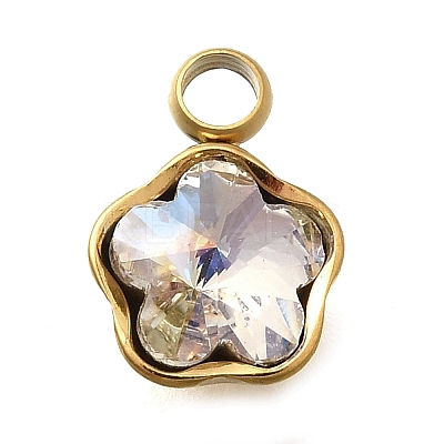 304 Stainless Steel Pendants STAS-Q346-02G-04-1
