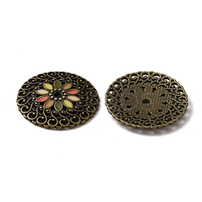 Alloy Enamel Pendants ENAM-WH0054-45-1