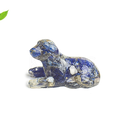 Resin Dog Display Decoration PW-WGF94F5-10-1