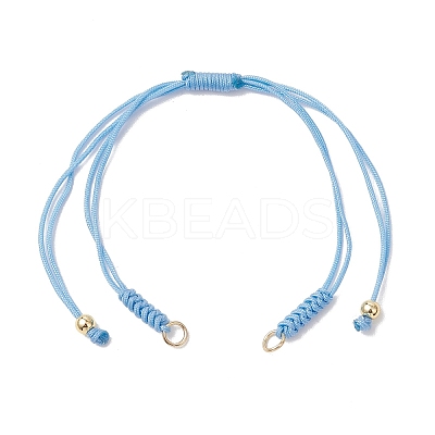 6Pcs 6 Colors Braided Nylon Cord Bracelet Making AJEW-JB01570-1