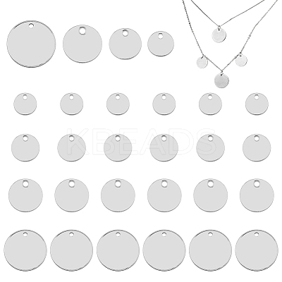 140Pcs 4 Style 304 Stainless Steel Charms STAS-HY0001-39-1
