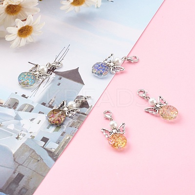 Glass Pendants HJEW-JM00456-1