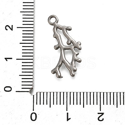 304 Stainless Steel Pendants STAS-C119-25P-1