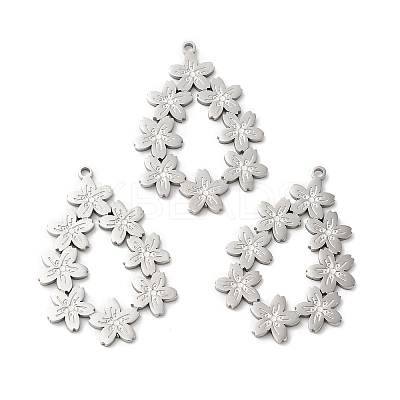 Non-Tarnish 316L Surgical Stainless Steel Pendants STAS-H213-36P-1