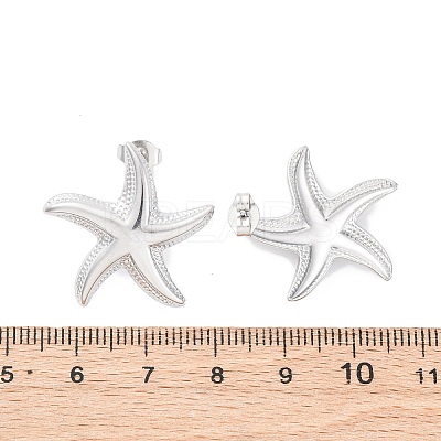 304 Stainless Steel Stud Earrings for Women LS-EJEW-K306-12P-1