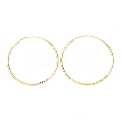 925 Sterling Silver Huggie Hoop Earrings EJEW-C179-05D-G-1