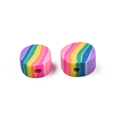 Handmade Polymer Clay Beads CLAY-Q252-02-1