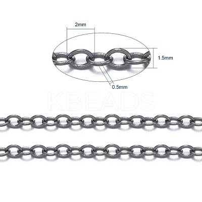 Brass Cable Chains CHC-034Y-B-1