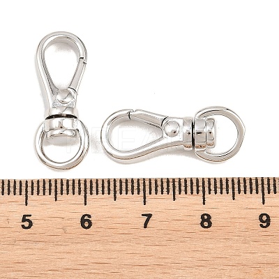 Brass Swivel Claw Clasps KK-P353-13P-1