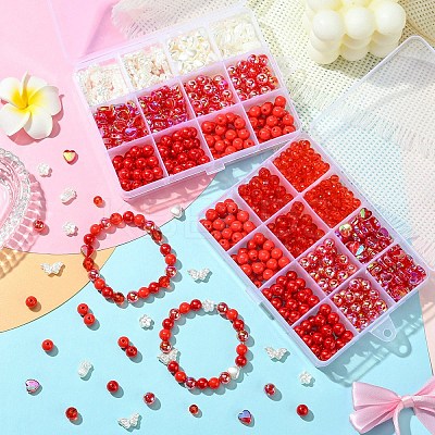 420Pcs ABS Imitation Pearl Beads OACR-YW0002-40-1