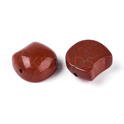 Natural Red Jasper Cat Head Shape Beads G-T144-05C-1