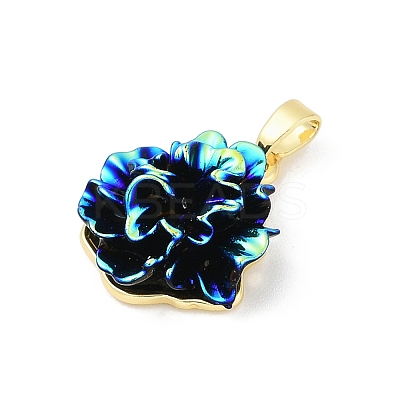 UV Plating Brass Pendants KK-R213-15G-05-1