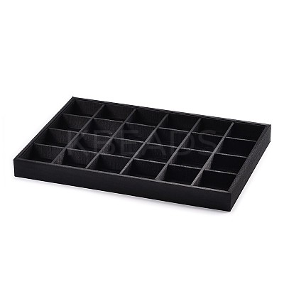 Wooden Cuboid Jewelry Presentation Boxes ODIS-N021-03-1