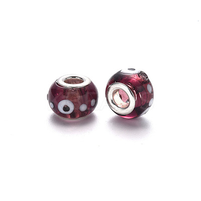 Handmade Lampwork European Beads LPDL-N001-046-C09-1