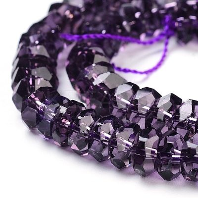 Transparent K9 Glass Beads Strands X-GLAA-I044-A01-1