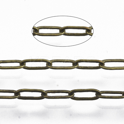 Brass Paperclip Chains CHC-S008-001D-AB-1