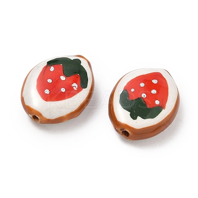 Handmade Porcelain Beads PORC-F012-02B-1