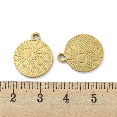 Ion Plating(IP) 316L Surgical Stainless Steel Pendants STAS-K280-11G-01-1