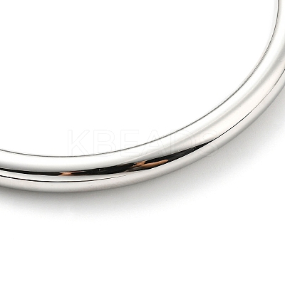 Non-Tarnish 304 Stainless Steel Simple Thin Plain Bangle for Women LS-BJEW-B064-02P-1
