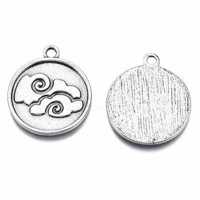 Tibetan Style Alloy Pendant Enamel Settings PALLOY-S120-285-NR-1