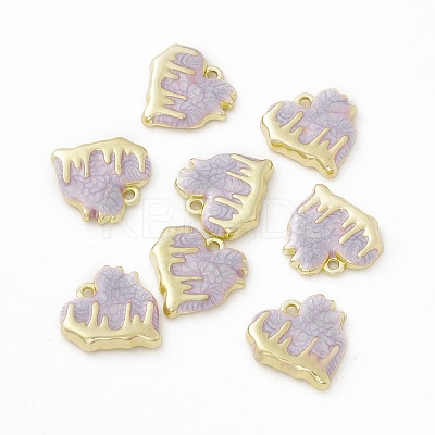 Alloy Enamel Pendants FIND-E026-05LG-04-1