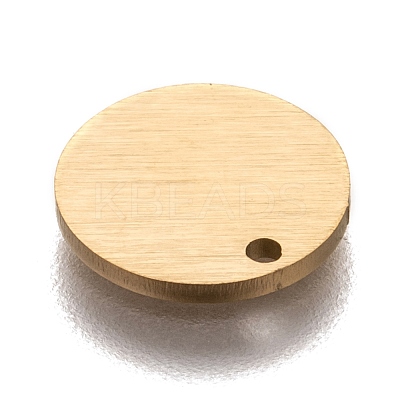 Ion Plating(IP) 304 Stainless Steel Pendants STAS-O133-06A-G-1