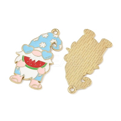 Easter Alloy Enamel Pendants ENAM-I082-02G-11-1