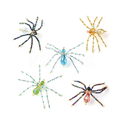 MIYUKI Seed & Glass Beaded Pendants PALLOY-JF02101-1