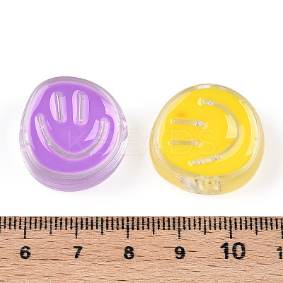 Transparent Acrylic Beads X-OACR-N137-35-1