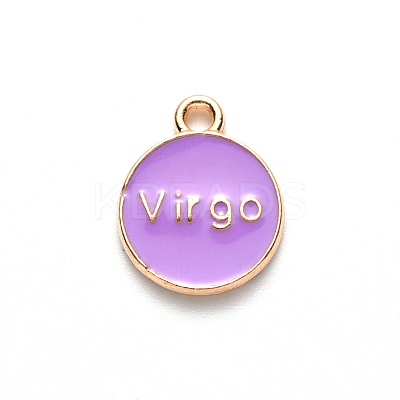 Alloy Enamel Pendants ENAM-S124-01B-01B-1