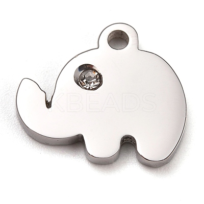 304 Stainless Steel Charms STAS-L245-004P-1